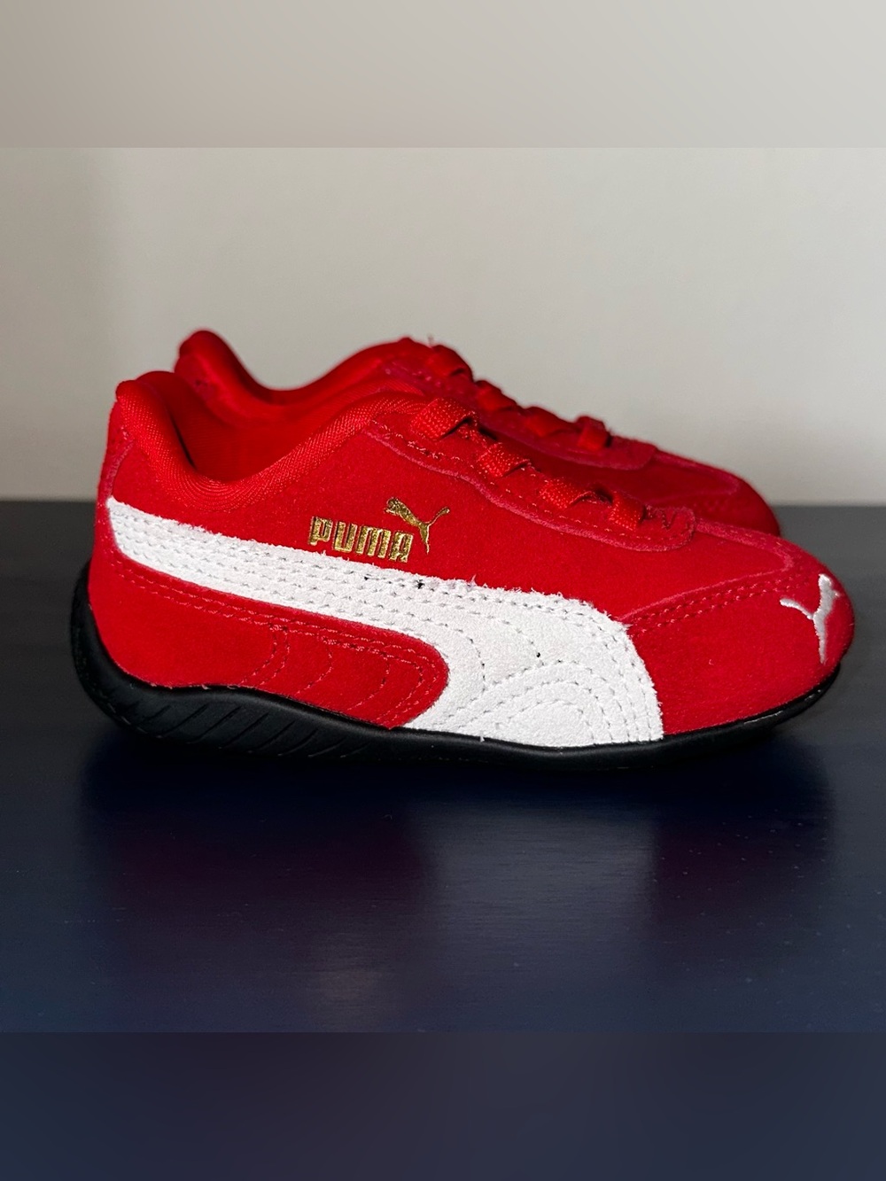 PUMA Speedcat AC Inf Red Suede Toddler Shoes Size 5C